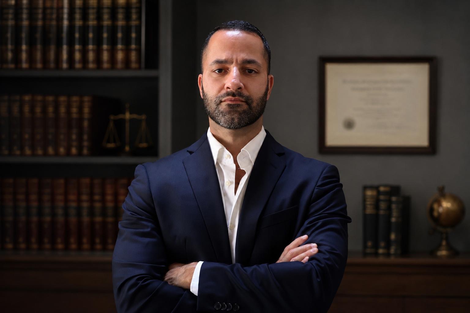Simond Lavian in the firm's law library